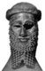Iraq: Bronze head of a king, thought to be Sargon of Akkad (c. 2270–2215 BC), Akkadian period, c. 22nd century BCE