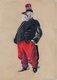 France: Colonel des Zouaves - A Colonel of the Zouaves. Paris, c. 1875